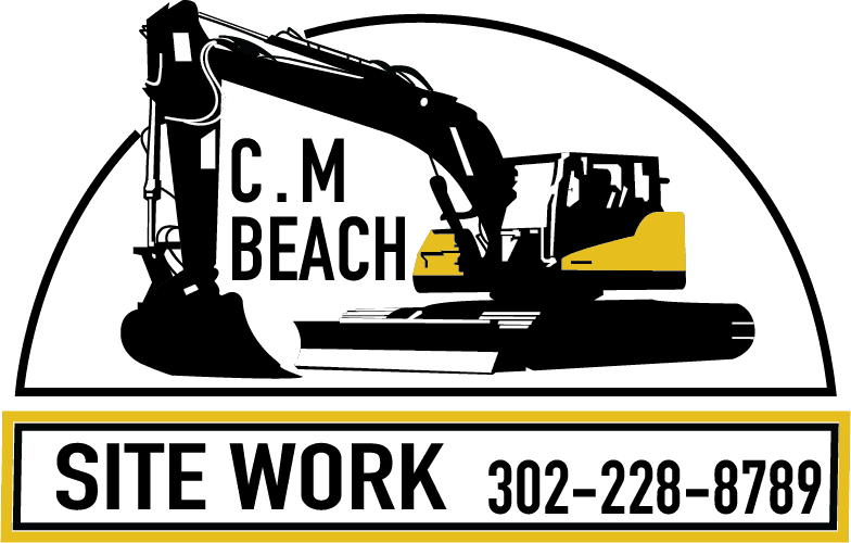 C.M. Beach Sitework logo